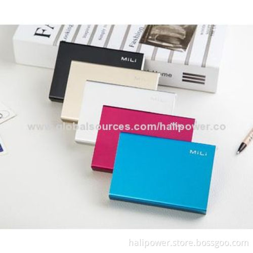 Latest Design Power Banks with Aluminum Shell, 6,000mAh Capacity